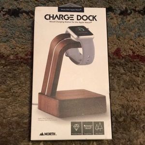 Apple Watch wood charging dock